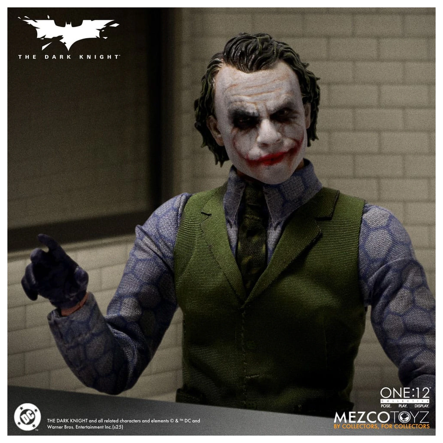 The Dark Knight 1/12 Joker akciófigura 17 cm termékfotó