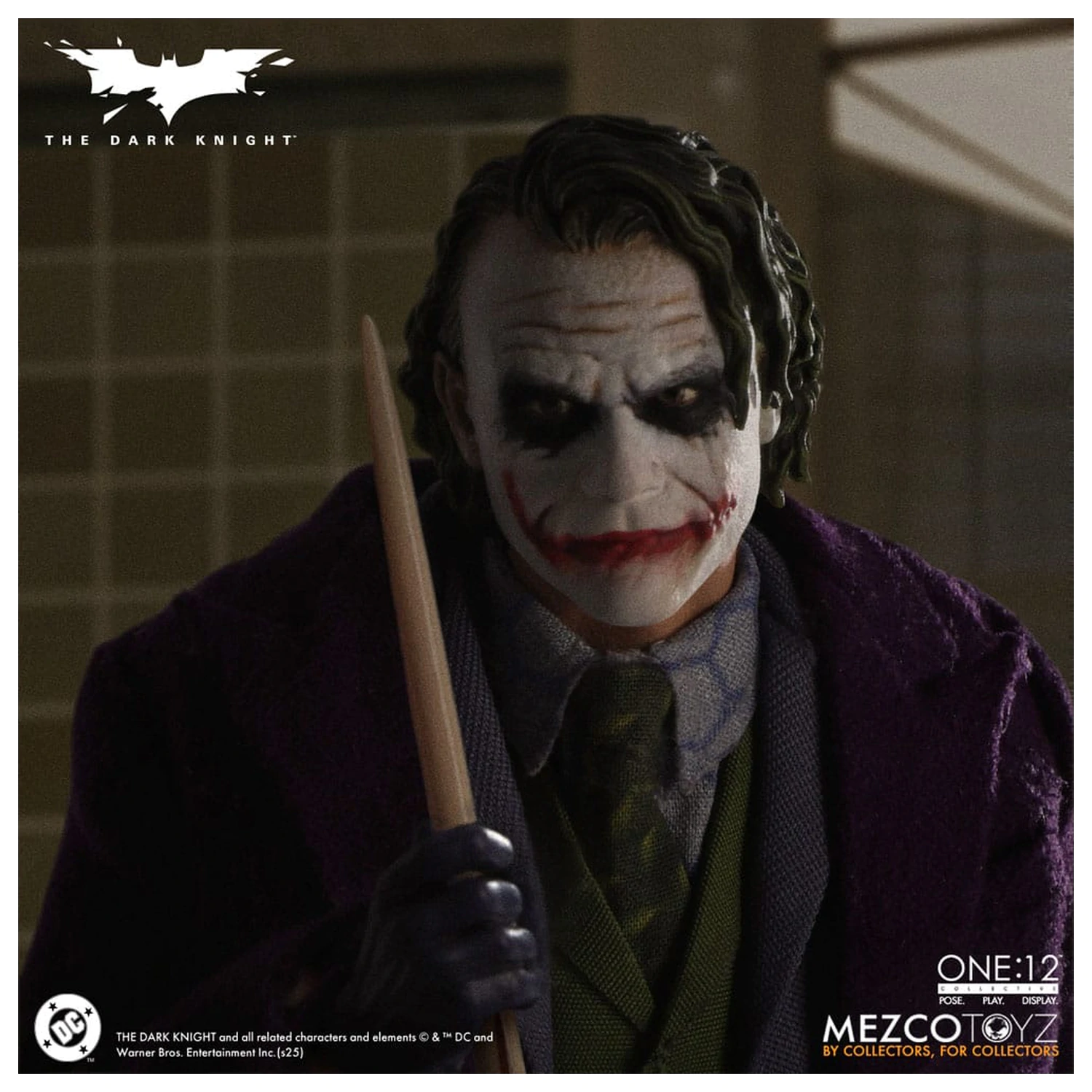 The Dark Knight 1/12 Joker akciófigura 17 cm termékfotó
