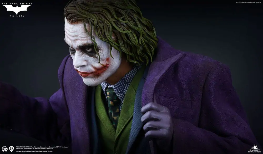 The Dark Knight 1/4 Heath Ledger Joker Regular Edition szobor figura 52 cm termékfotó