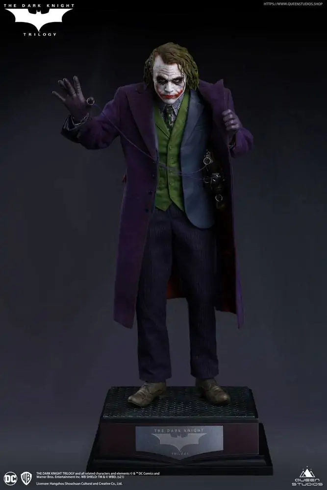 The Dark Knight 1/4 Heath Ledger Joker Regular Edition szobor figura 52 cm termékfotó