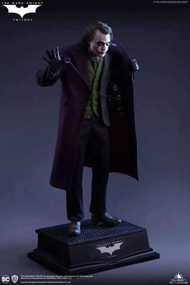 The Dark Knight 1/4 Heath Ledger Joker Regular Edition szobor figura 52 cm termékfotó