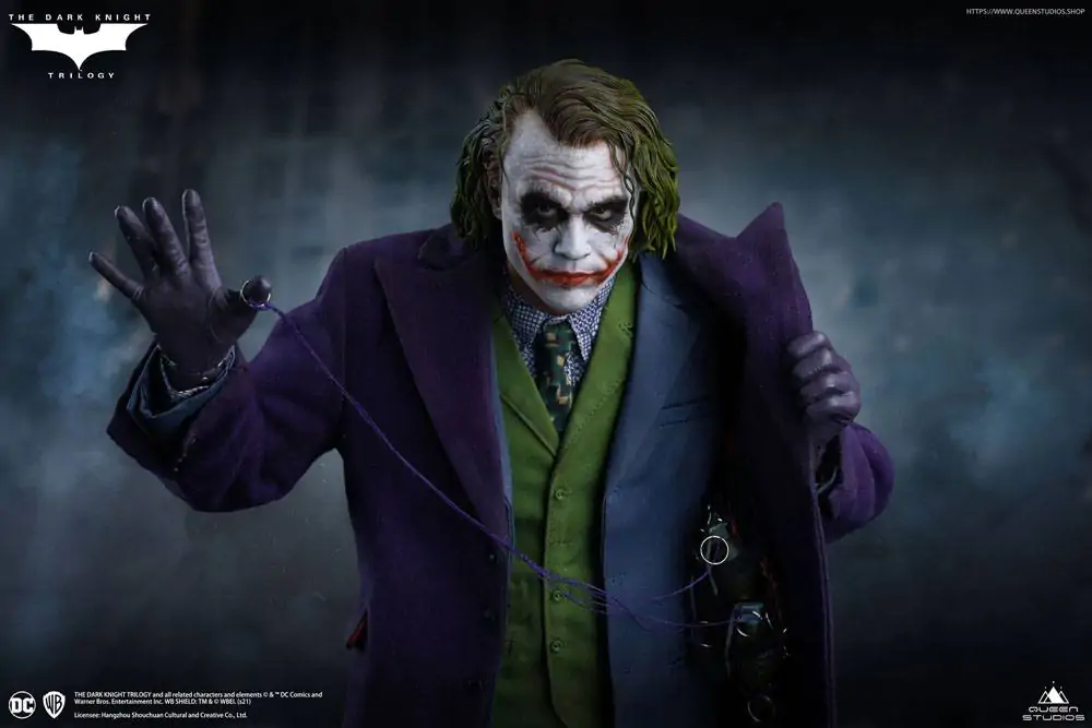 The Dark Knight 1/4 Heath Ledger Joker Regular Edition szobor figura 52 cm termékfotó