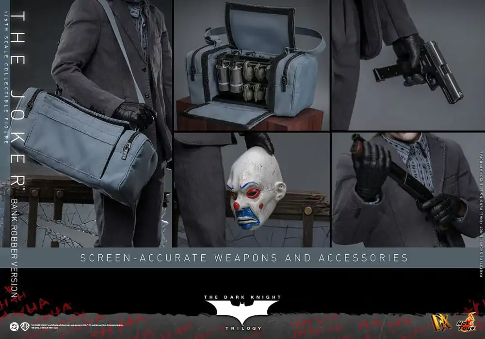 The Dark Knight DX 1/6 The Joker (Bank Robber Version) akciófigura 30 cm termékfotó