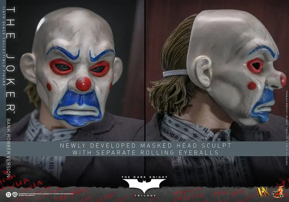 The Dark Knight DX 1/6 The Joker (Bank Robber Version) akciófigura 30 cm termékfotó