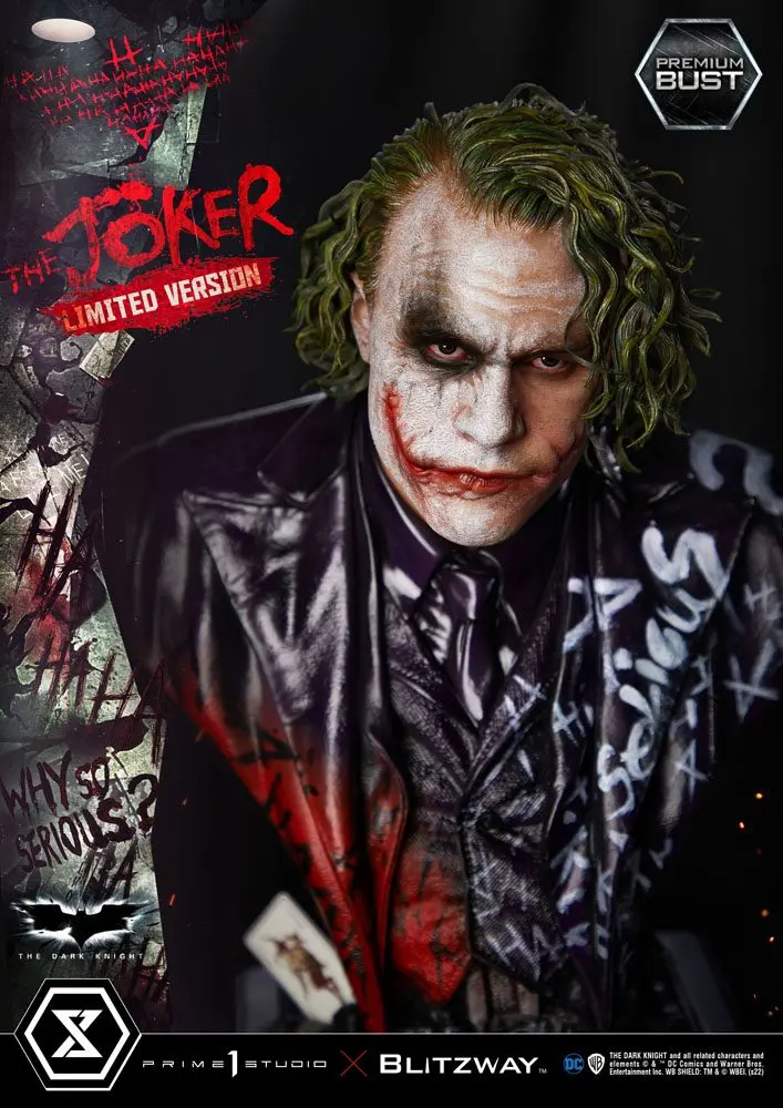 The Dark Knight Premium The Joker Limited Version mellszobor figura 26 cm termékfotó