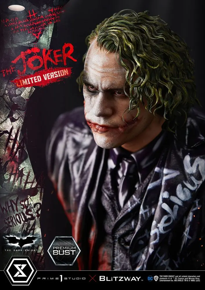 The Dark Knight Premium The Joker Limited Version mellszobor figura 26 cm termékfotó
