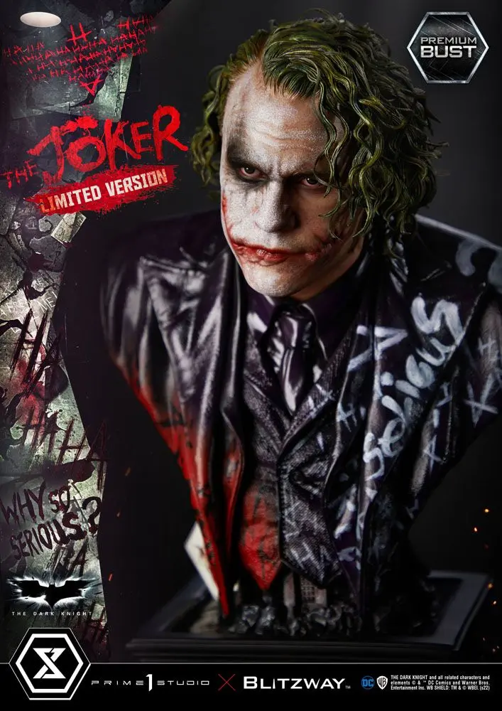 The Dark Knight Premium The Joker Limited Version mellszobor figura 26 cm termékfotó