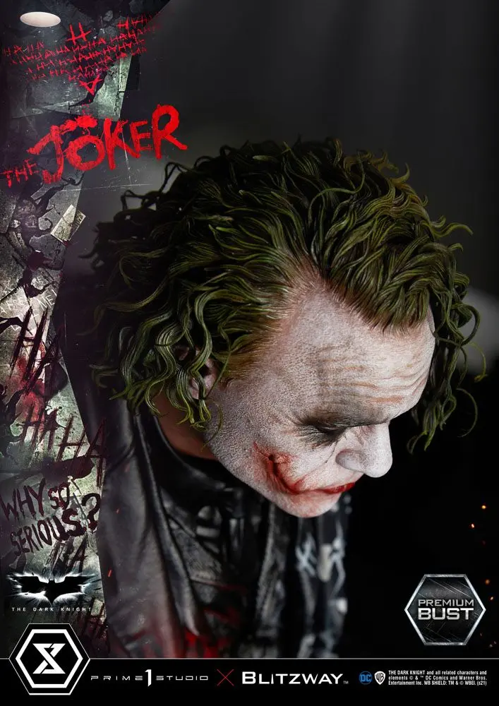 The Dark Knight Premium The Joker mellszobor figura 26 cm termékfotó