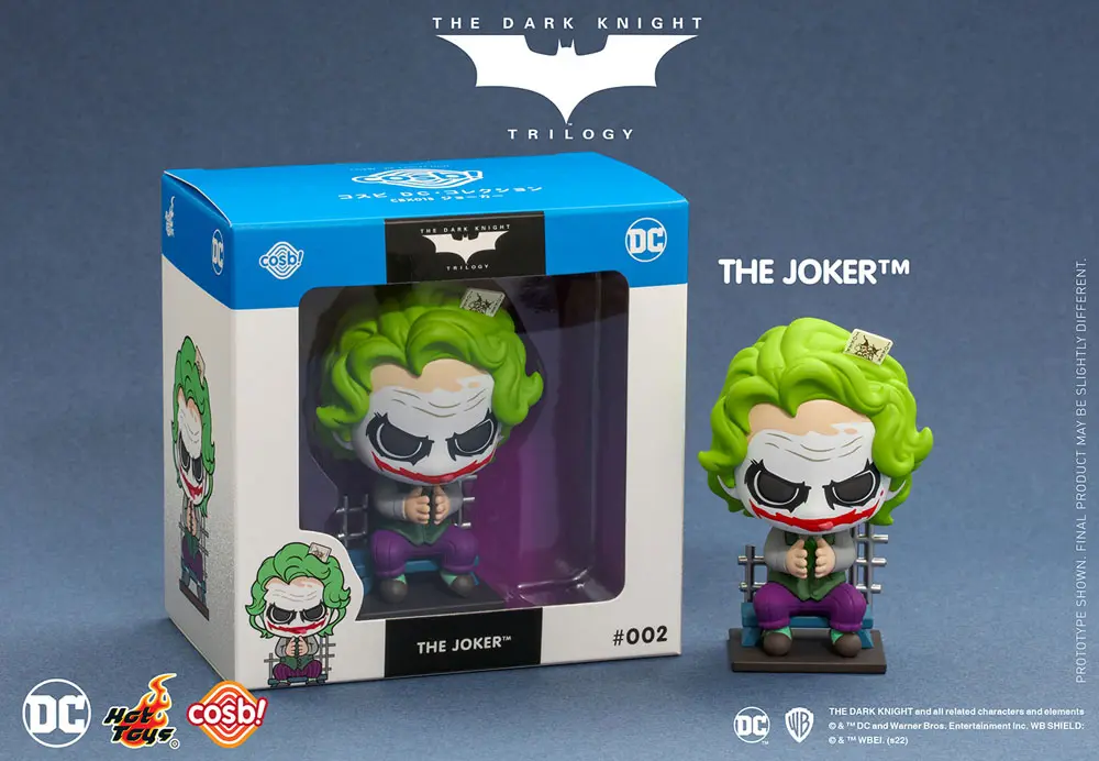 The Dark Knight Trilogy Cosbi Mini figura The Joker 8 cm termékfotó