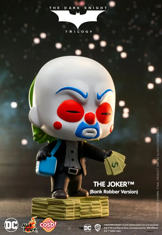 The Dark Knight Trilogy Cosbi Mini figura The Joker (Bank Robber) 8 cm termékfotó