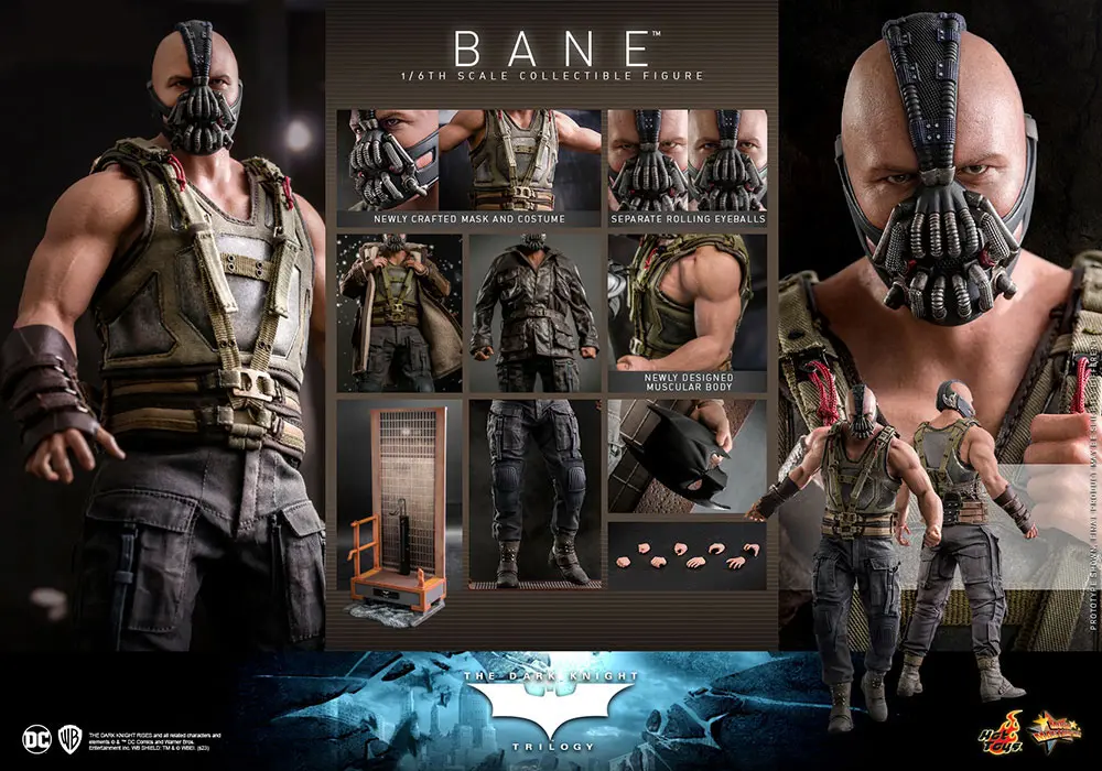 The Dark Knight Trilogy Movie Masterpiece 1/6 Bane akciófigura 31 cm termékfotó