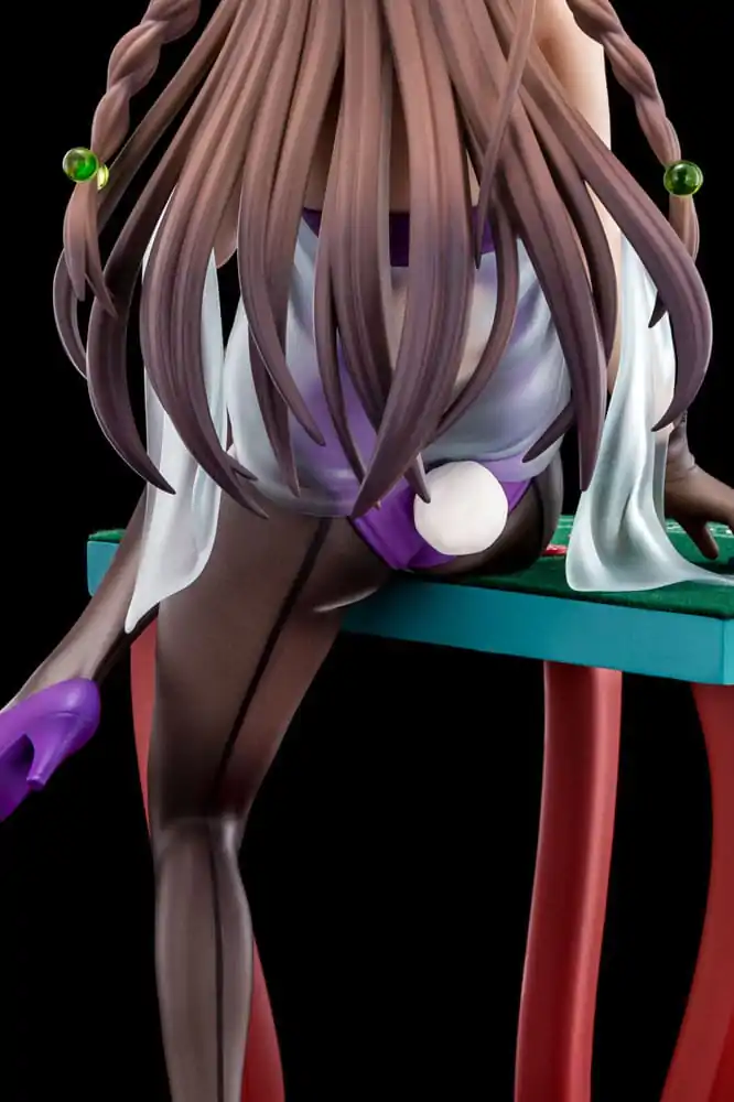 The Demon Sword Master of Excalibur Academy 1/6 Elfine Phillet wearing flower's purple bunny costume with Nip Slip Gimmick System szobor figura 17 cm termékfotó