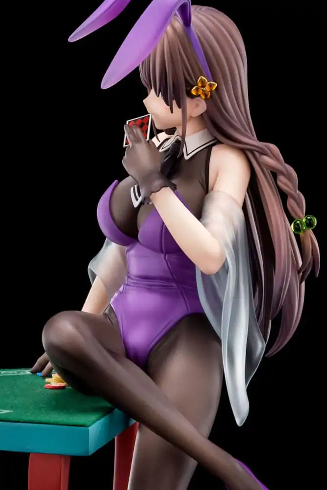 The Demon Sword Master of Excalibur Academy 1/6 Elfine Phillet wearing flower's purple bunny costume with Nip Slip Gimmick System szobor figura 17 cm termékfotó