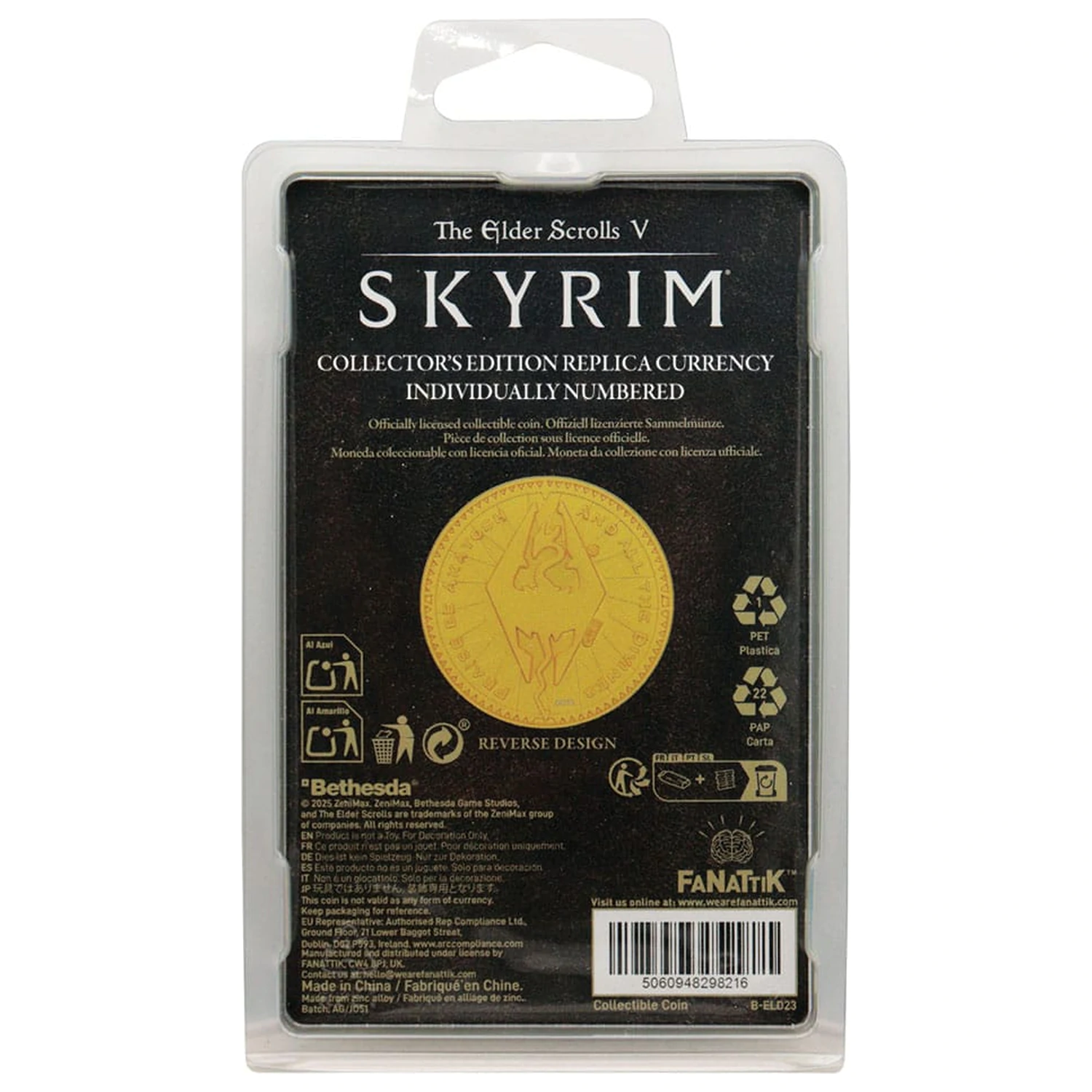 The Elder Scrolls Gyűjthető érme Septim Misty Gold Edition termékfotó