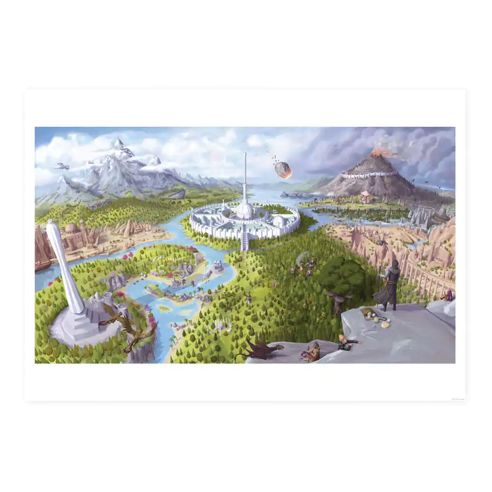 The Elder Scrolls IV: Oblivion Art Print Imperial City 42 x 30 cm termékfotó