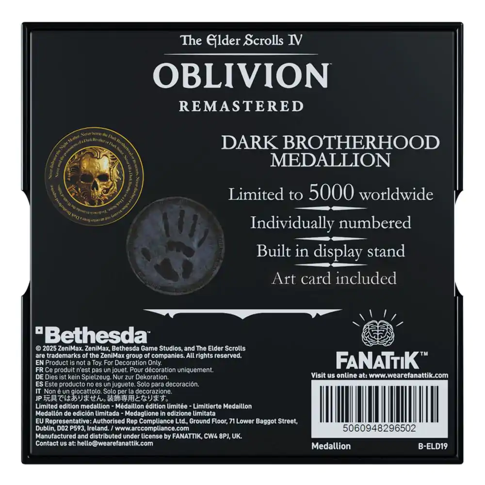 The Elder Scrolls IV: Oblivion Medallion Dark Brotherhood termékfotó