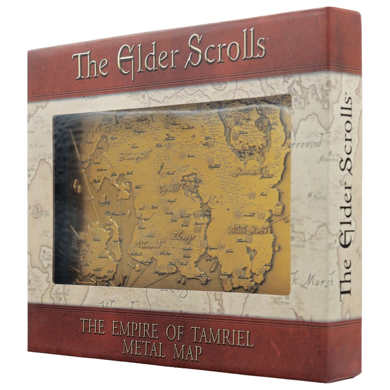 The Elder Scrolls replika Metal Map of Tamriel Limitált kiadás 15 x 13 cm termékfotó