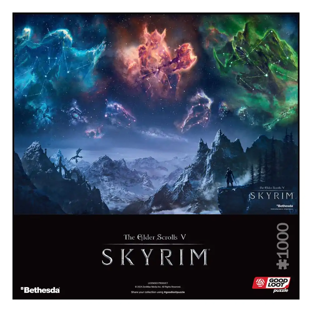 The Elder Scrolls V Gaming Skyrim puzzle (1000 darab) termékfotó