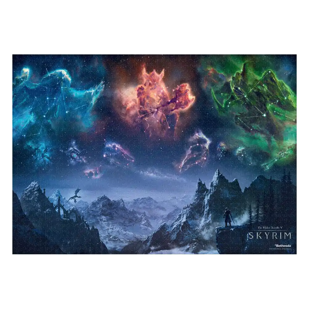The Elder Scrolls V Gaming Skyrim puzzle (1000 darab) termékfotó