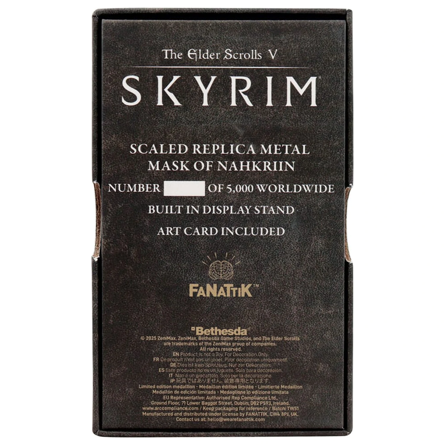 The Elder Scrolls V replika Skyrim Nahkriin Dragon Priest Mask Limitált kiadás termékfotó