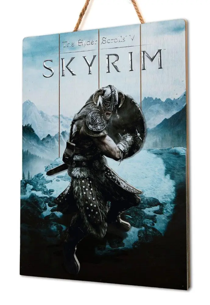 The Elder Scrolls V: Skyrim WoodArts 3D Wooden Wall Art Aereal Attack poszter 30 x 40 cm termékfotó