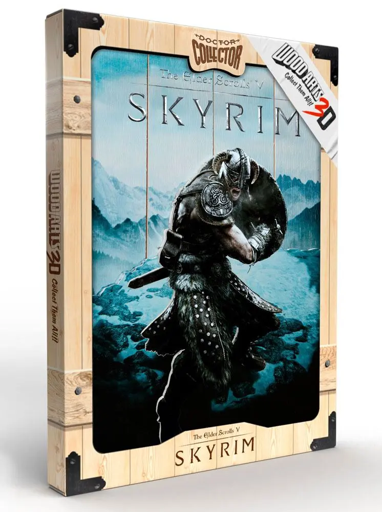 The Elder Scrolls V: Skyrim WoodArts 3D Wooden Wall Art Aereal Attack poszter 30 x 40 cm termékfotó