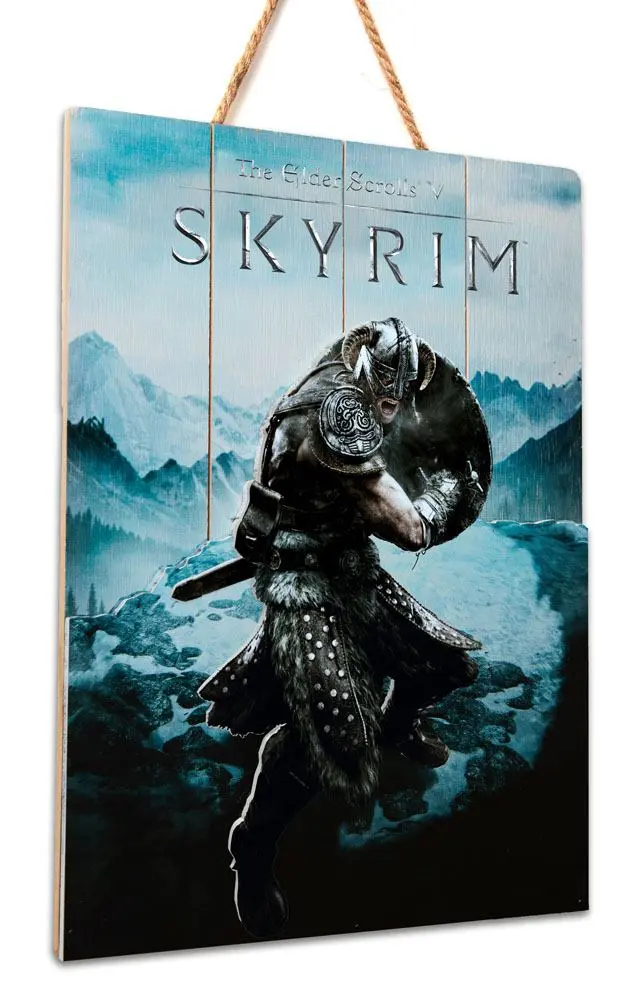 The Elder Scrolls V: Skyrim WoodArts 3D Wooden Wall Art Aereal Attack poszter 30 x 40 cm termékfotó