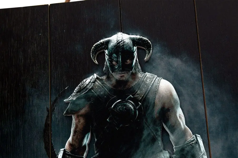 The Elder Scrolls V: Skyrim WoodArts 3D Wooden Wall Art Dragonborn poszter 30 x 40 cm termékfotó