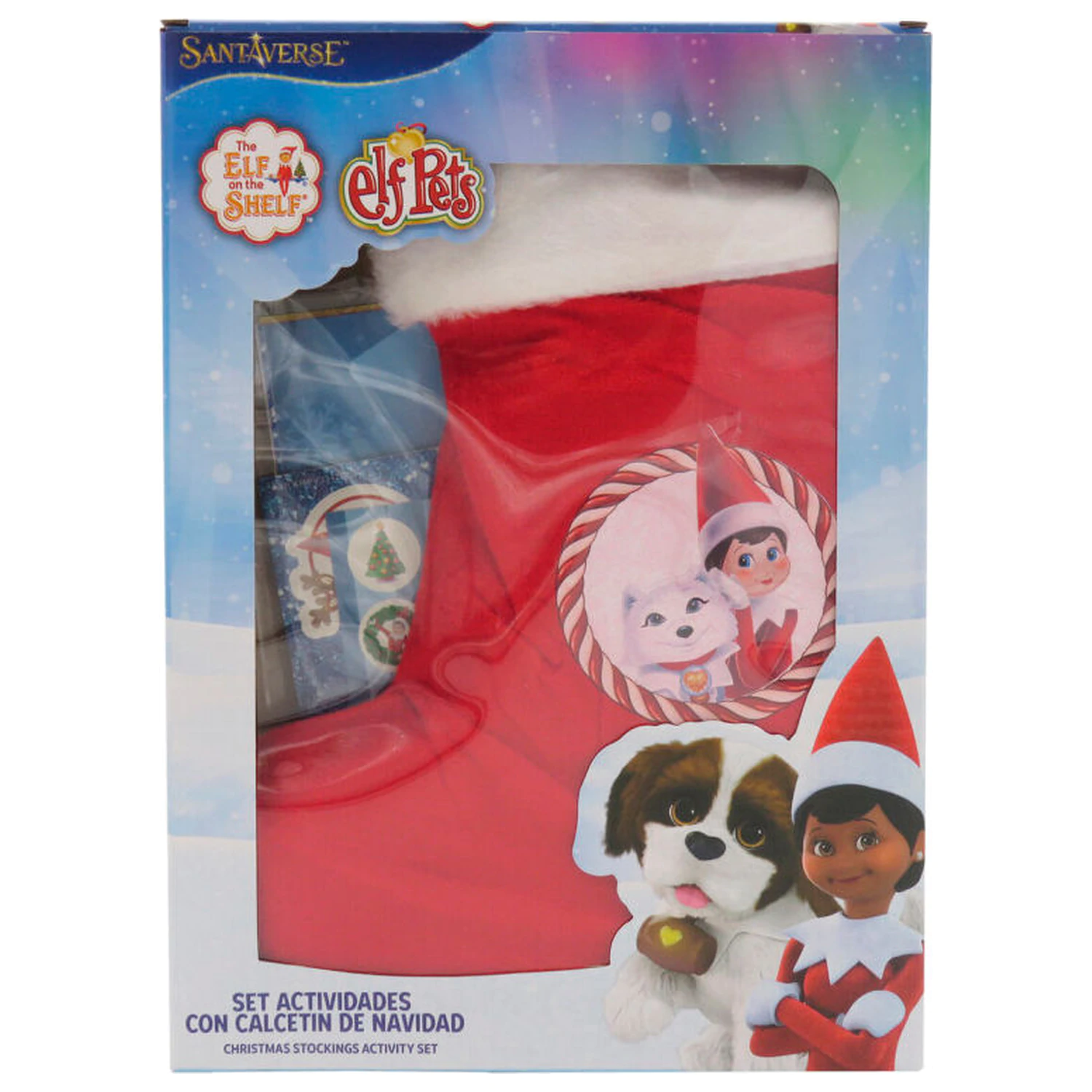 The Elf On The Shelf Christmas zokni színező csomag termékfotó