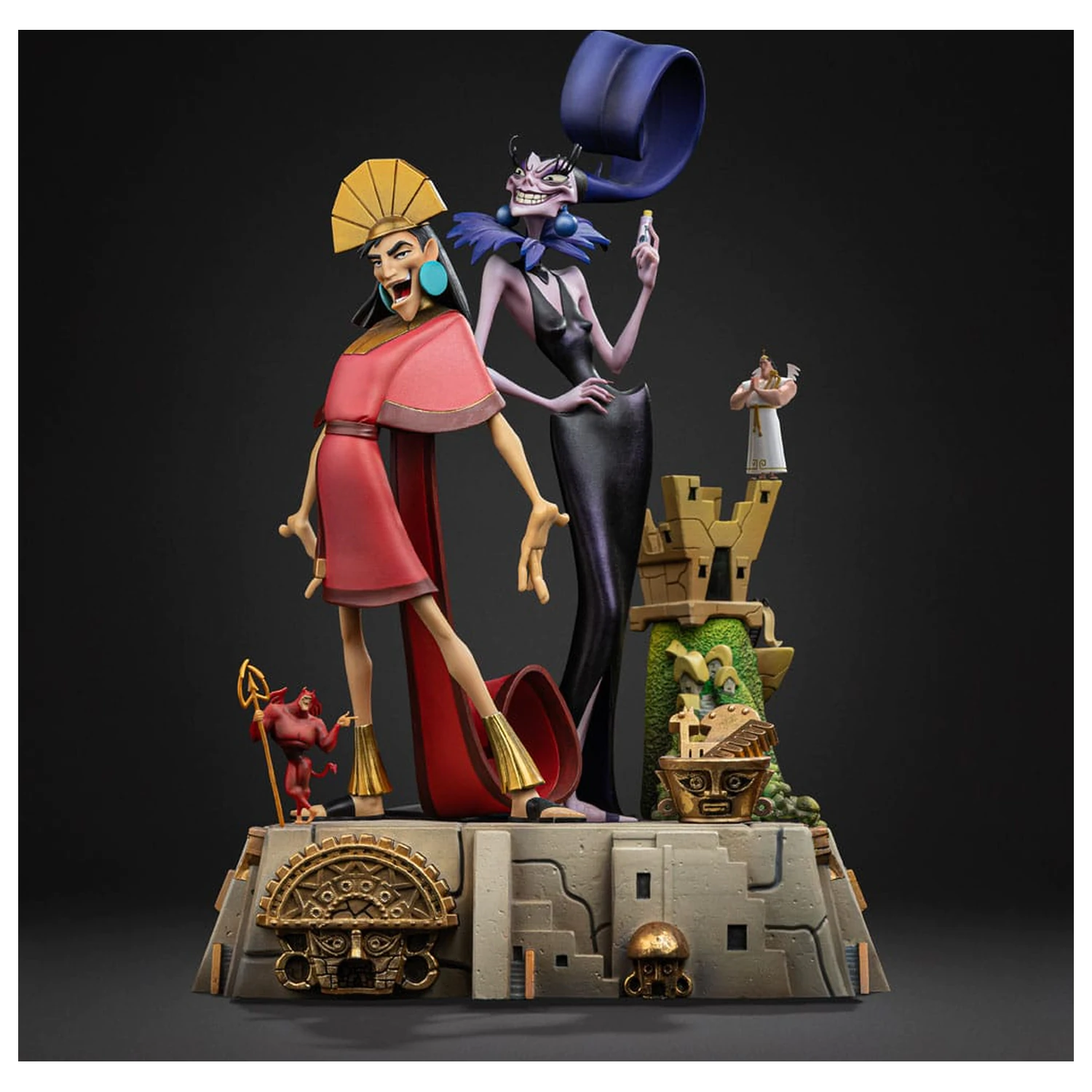 The Emperor's New Groove Deluxe Art Scale 1/10 Kuzko & Yzma szobor figura 28 cm termékfotó