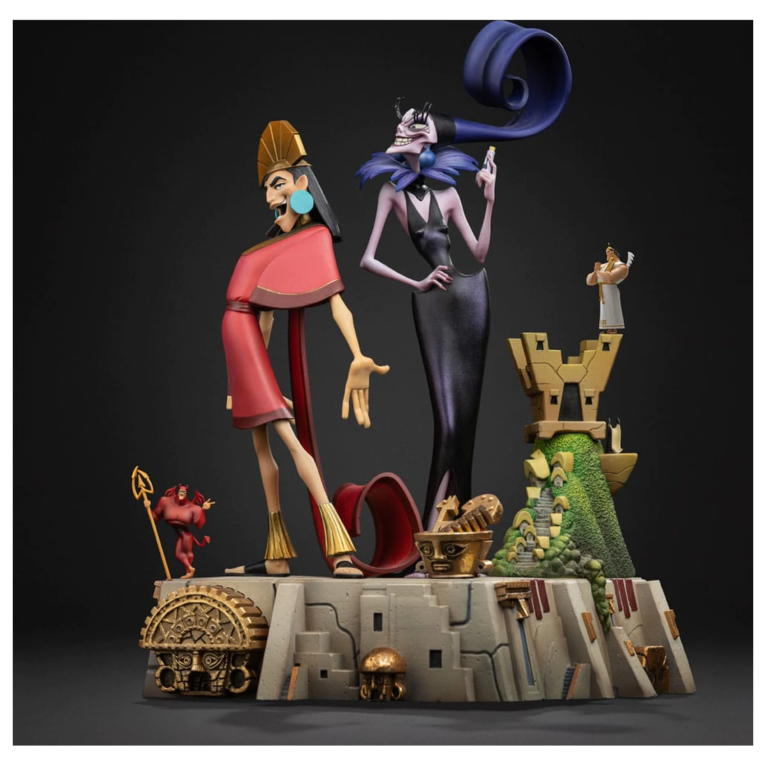The Emperor's New Groove Deluxe Art Scale 1/10 Kuzko & Yzma szobor figura 28 cm termékfotó