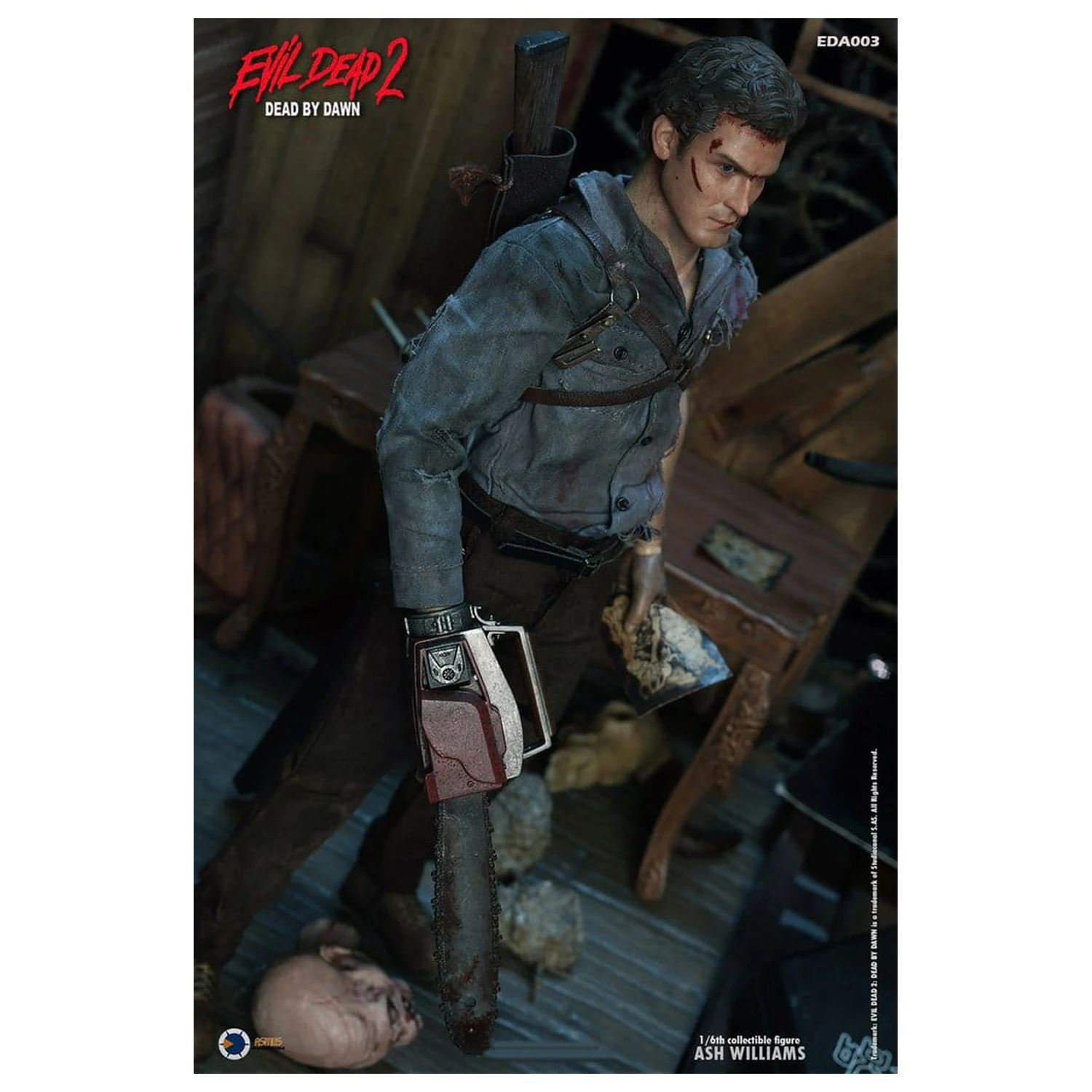 The Evil Dead II 1/6 Ash Williams akciófigura 31 cm termékfotó