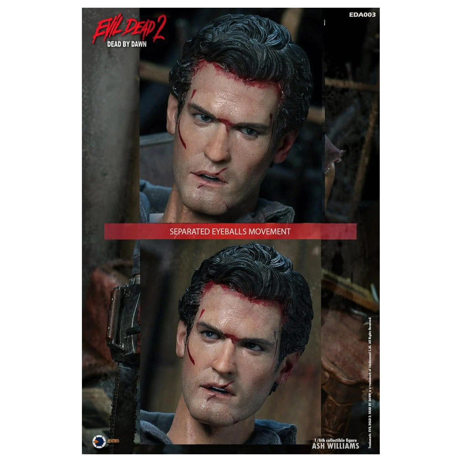 The Evil Dead II 1/6 Ash Williams akciófigura 31 cm termékfotó