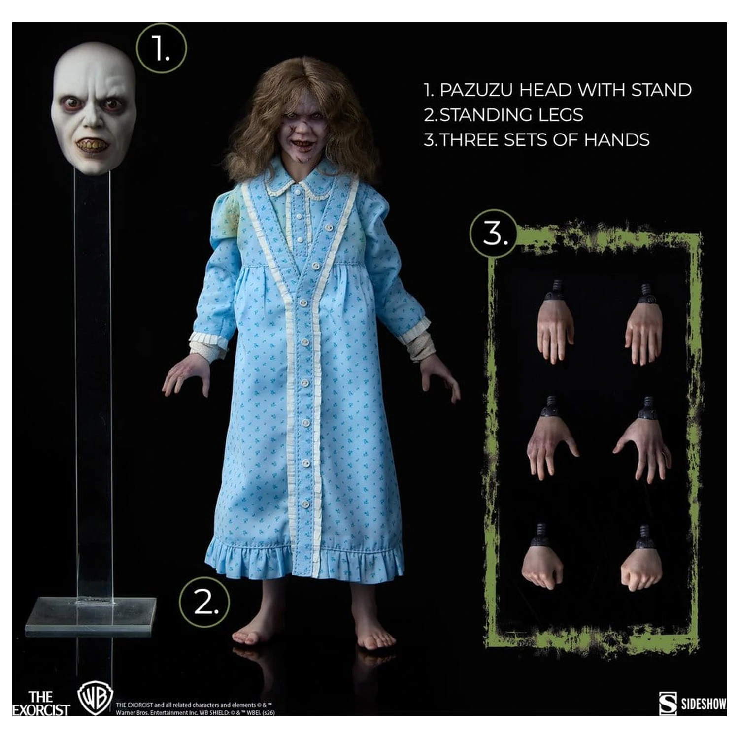The Exorcist akciófigura 1/6 Regan MacNeil 23 cm termékfotó