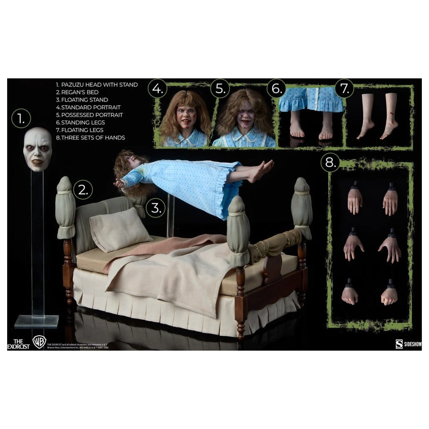 The Exorcist akciófigura 1/6 Regan MacNeil (Deluxe Edition) 23 cm termékfotó