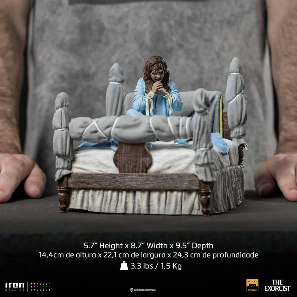 The Exorcist Deluxe Art Scale 1/10 Possessed Regan McNeil szobor figura 14 cm termékfotó