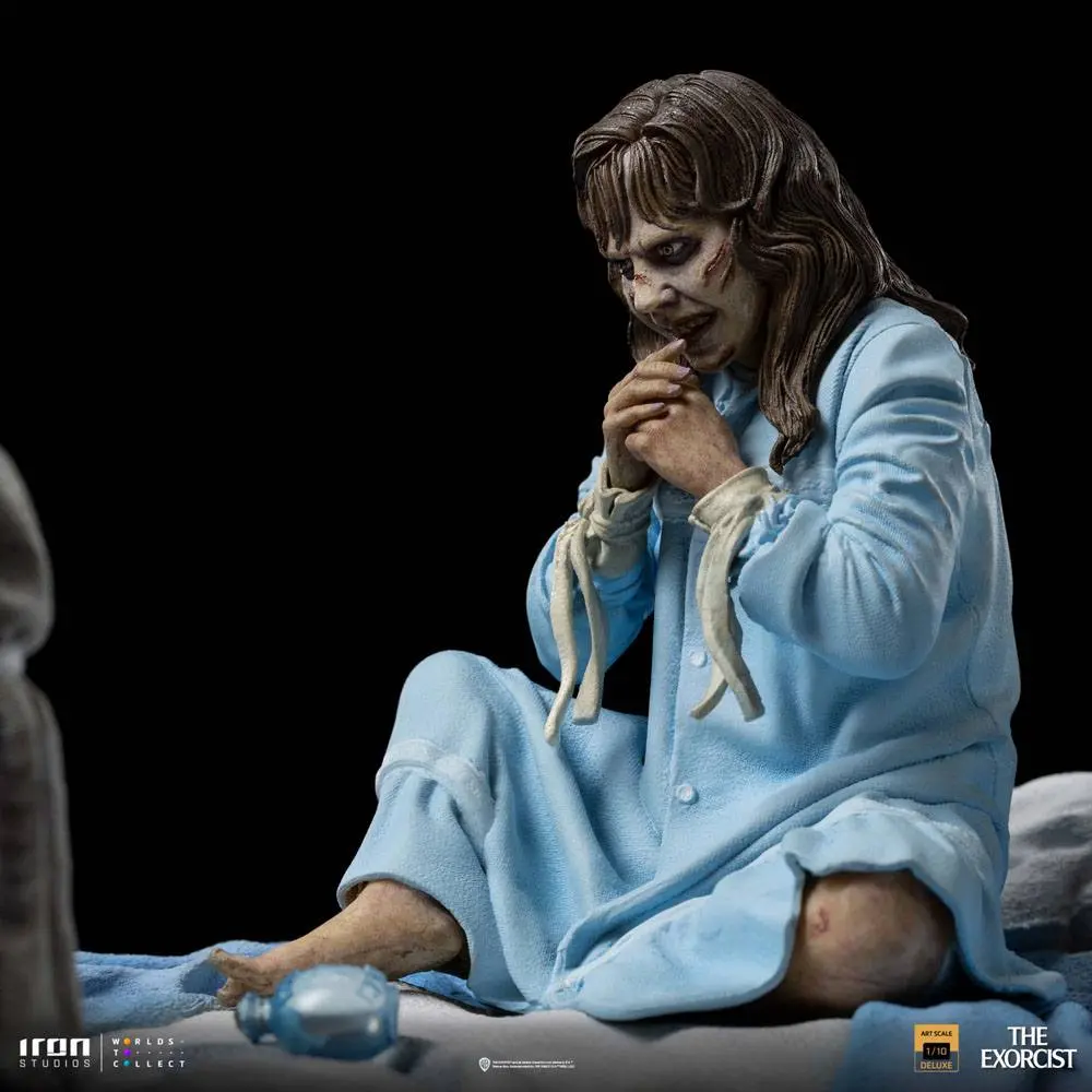 The Exorcist Deluxe Art Scale 1/10 Possessed Regan McNeil szobor figura 14 cm termékfotó