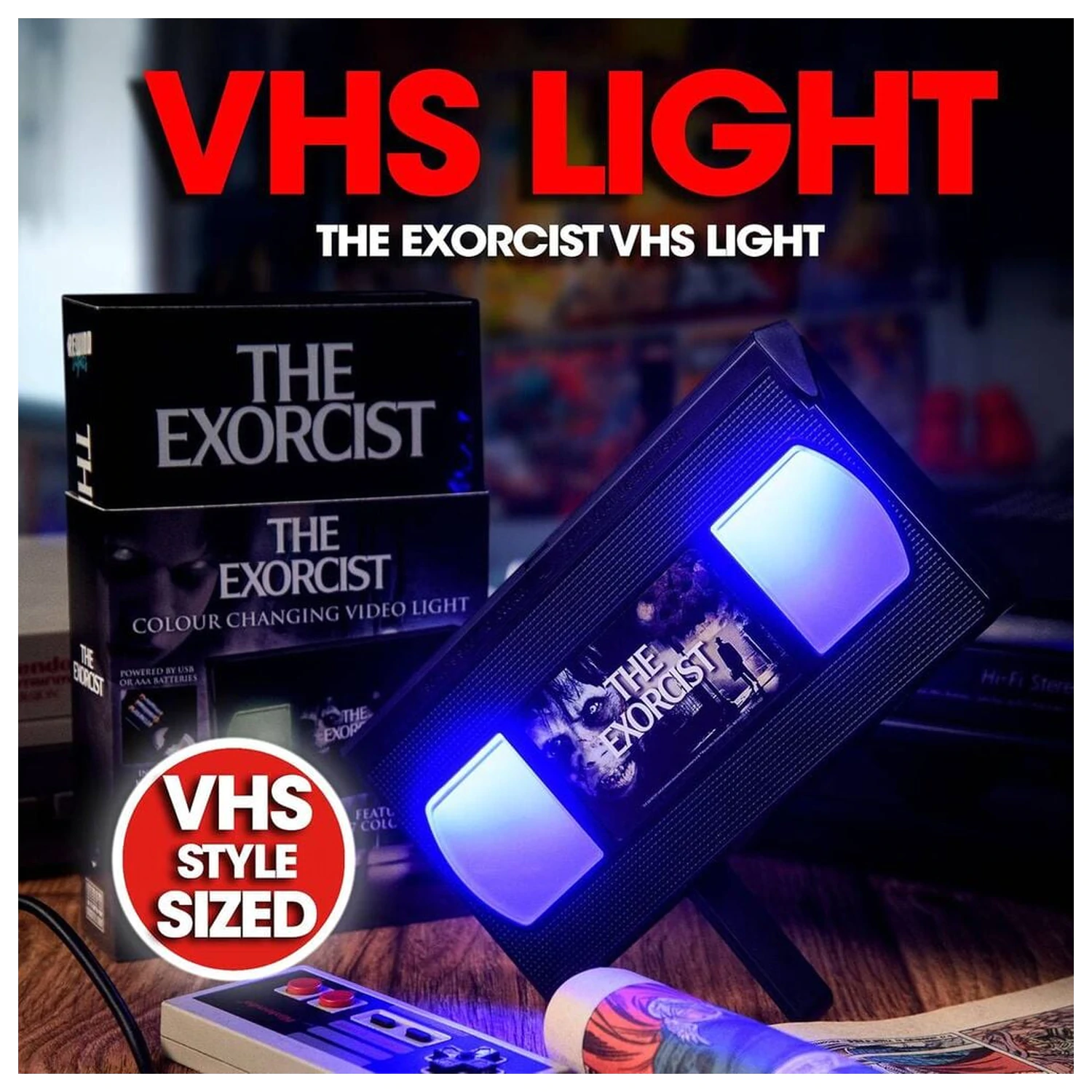 The Exorcist VHS lámpa termékfotó
