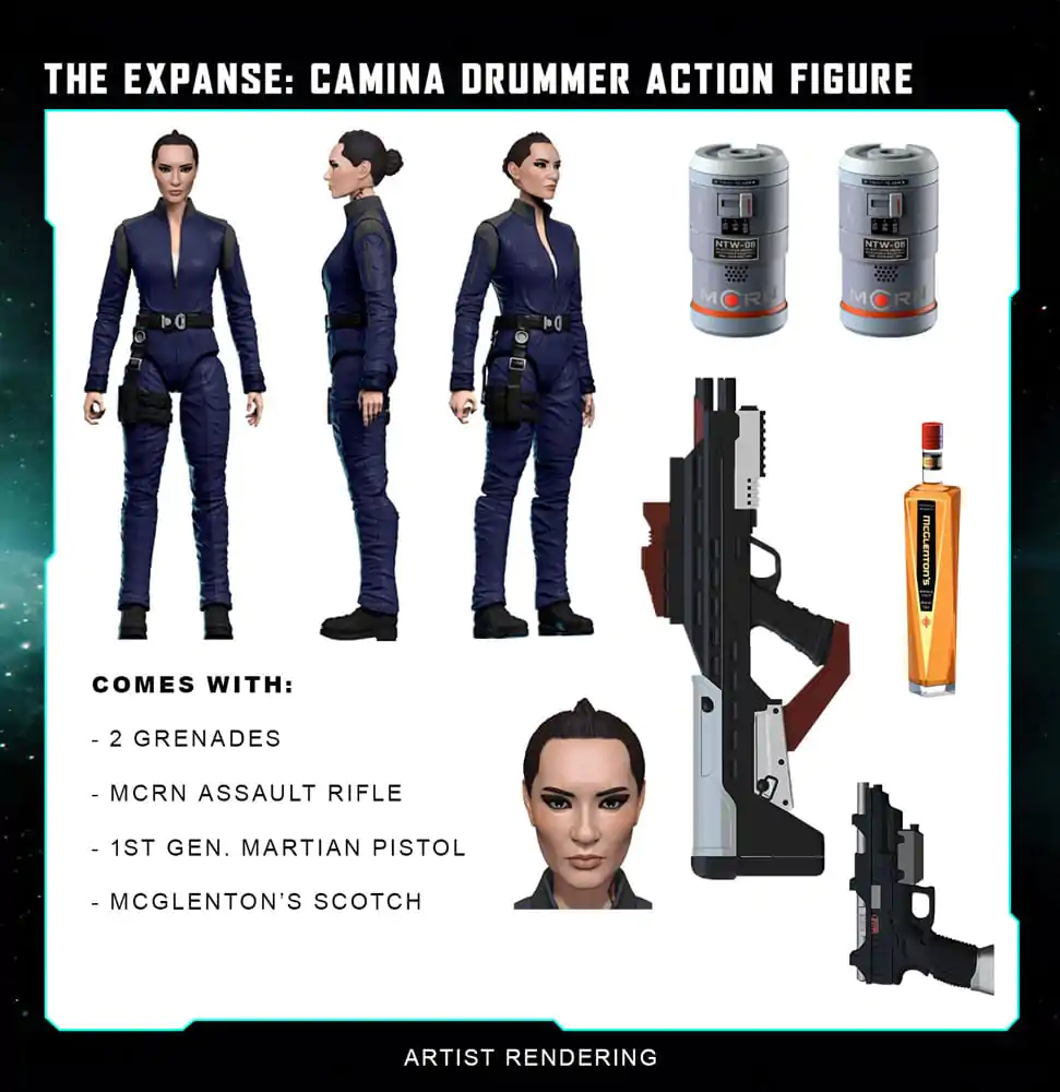 The Expanse Camina Drummer akciófigura 20 cm termékfotó