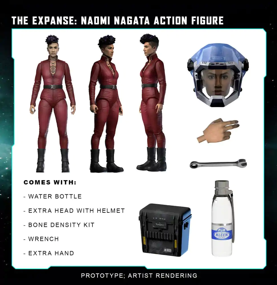 The Expanse Naomi Nagata akciófigura 20 cm termékfotó