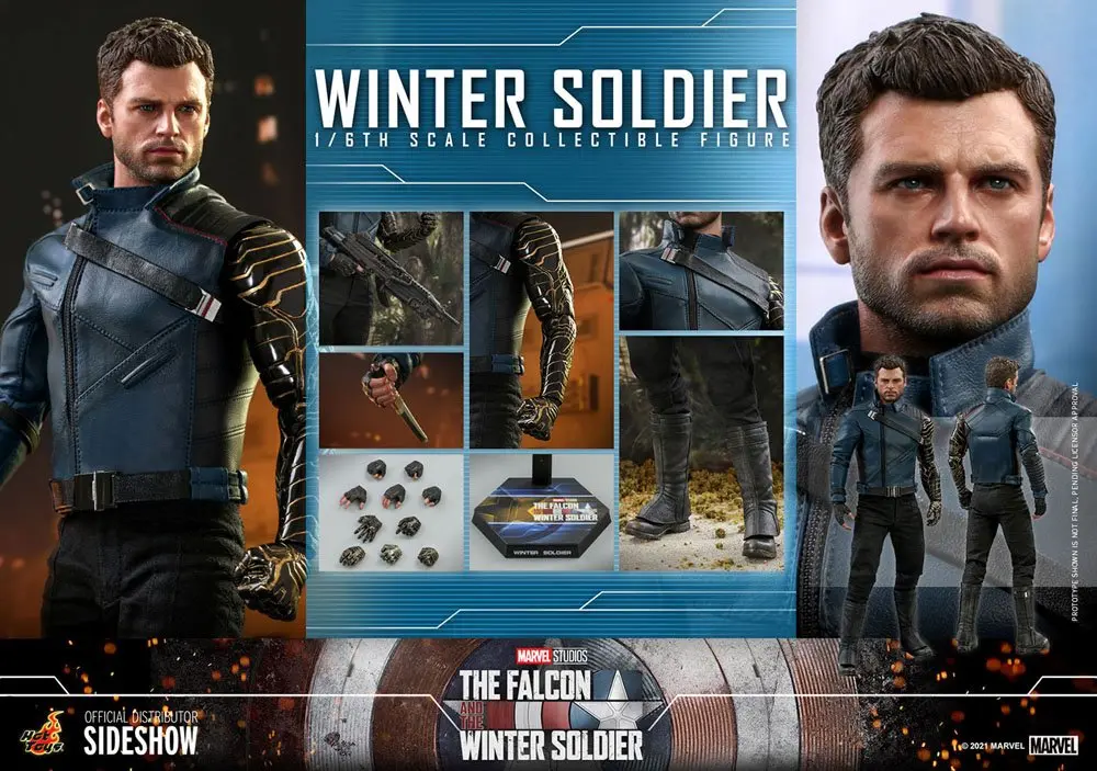 The Falcon and The Winter Soldier 1/6 Winter Soldier akciófigura 30 cm termékfotó