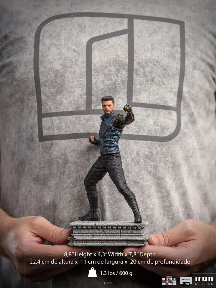 The Falcon and The Winter Soldier BDS Art Scale 1/10 Bucky Barnes szobor figura 22 cm termékfotó