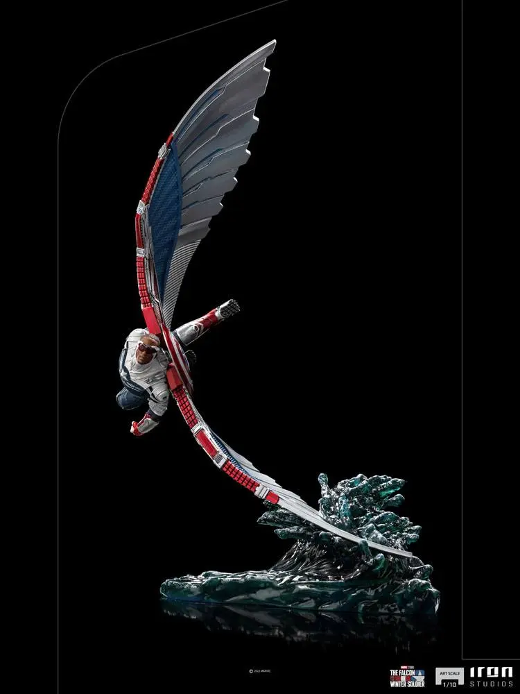 The Falcon and The Winter Soldier BDS Art Scale 1/10 Captain America Sam Wilson Deluxe szobor figura 46 cm termékfotó