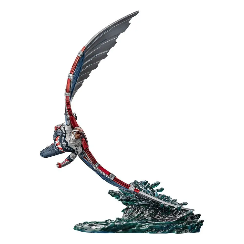 The Falcon and The Winter Soldier BDS Art Scale 1/10 Captain America Sam Wilson Deluxe szobor figura 46 cm termékfotó