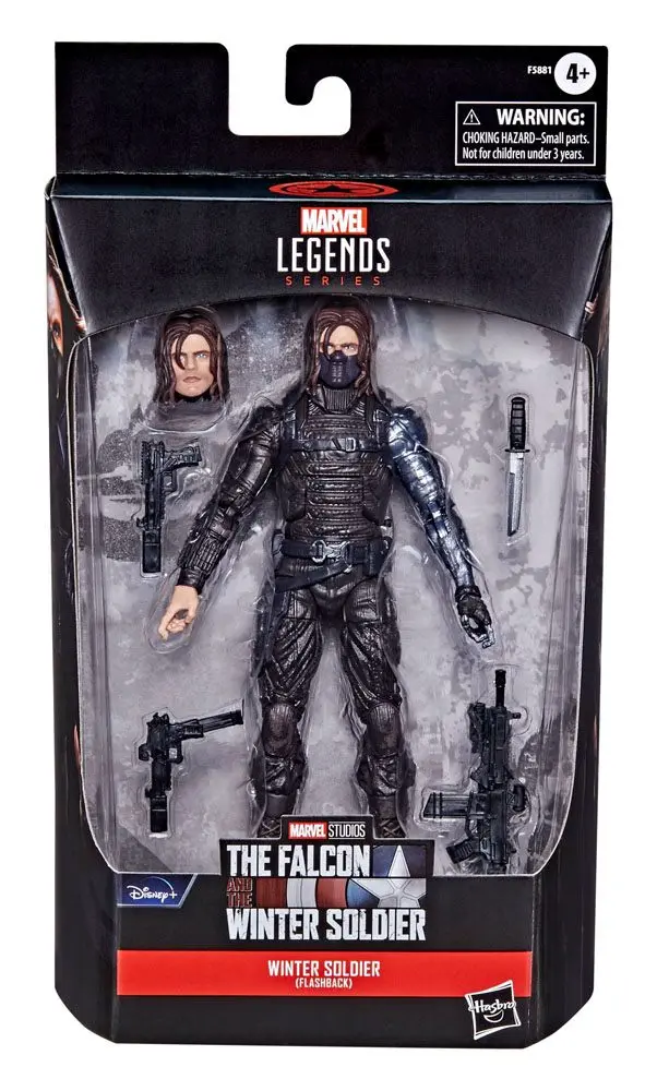 The Falcon and the Winter Soldier Marvel Legends 2022 Winter Soldier (Flashback) akciófigura 15 cm termékfotó