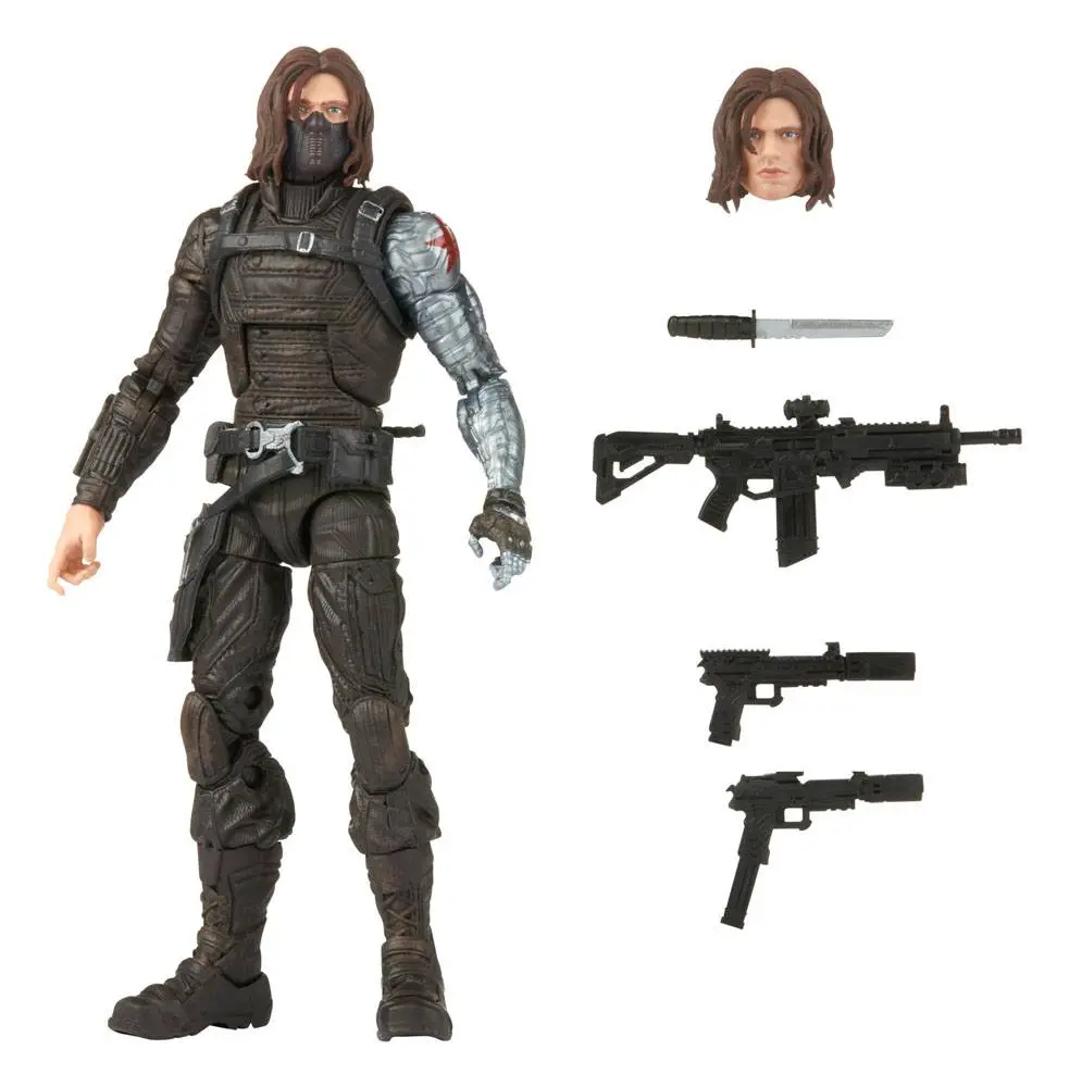 The Falcon and the Winter Soldier Marvel Legends 2022 Winter Soldier (Flashback) akciófigura 15 cm termékfotó