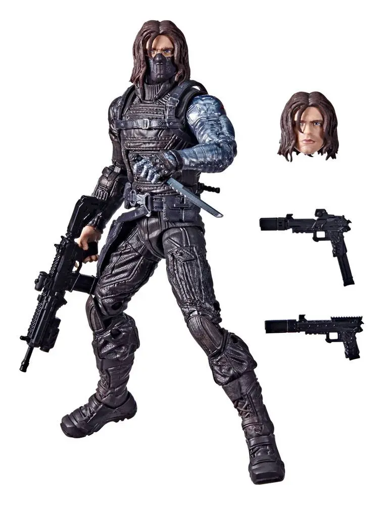The Falcon and the Winter Soldier Marvel Legends 2022 Winter Soldier (Flashback) akciófigura 15 cm termékfotó