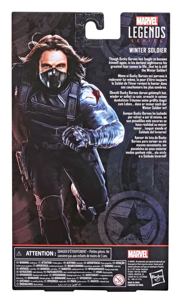 The Falcon and the Winter Soldier Marvel Legends 2022 Winter Soldier (Flashback) akciófigura 15 cm termékfotó