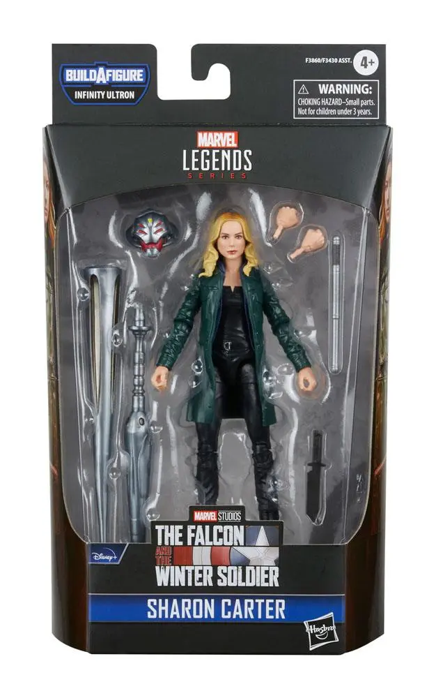 The Falcon and the Winter Soldier Marvel Legends Series 2022 Infinity Ultron BAF: Sharon Carter akciófigura 15 cm termékfotó