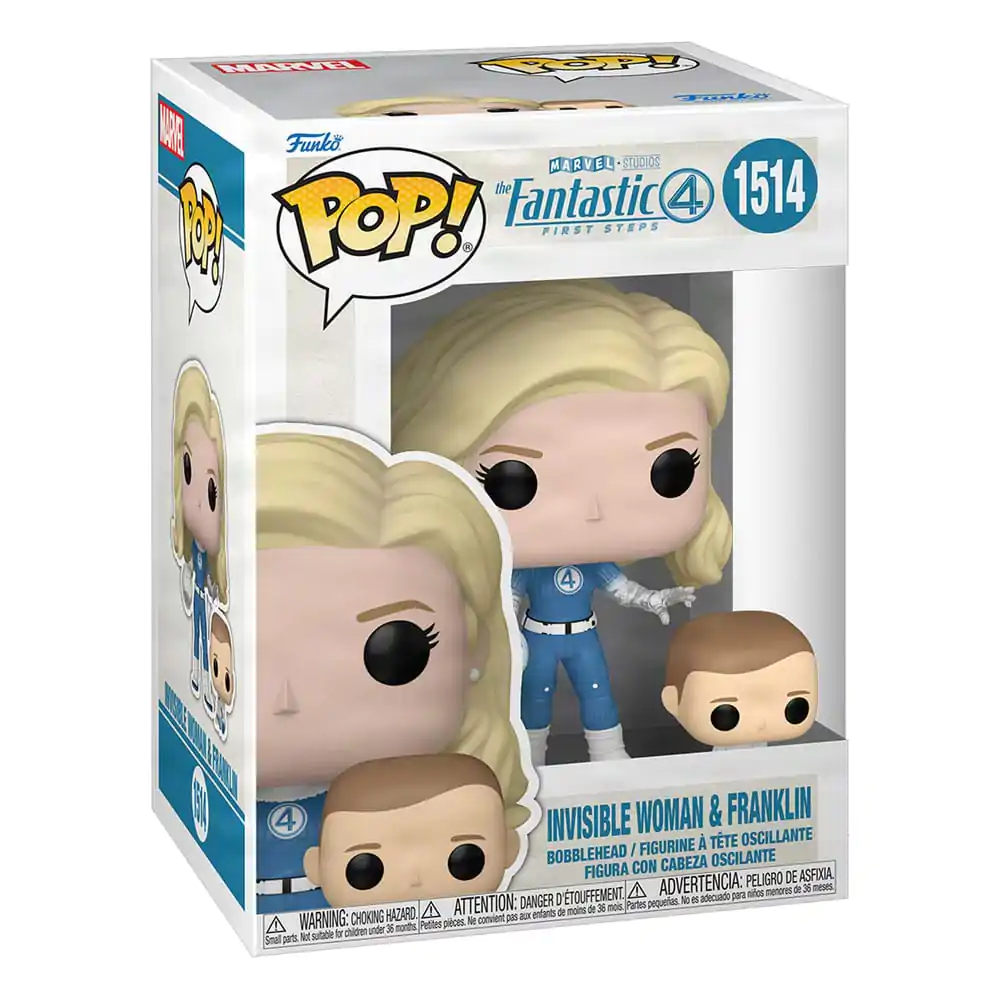 The Fantastic Four: First Steps Funko POP! & Buddy Marvel Vinyl figura Invisible Woman & Franklin 9 cm termékfotó